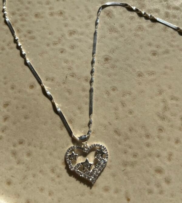 Collar Corazón Estrellado