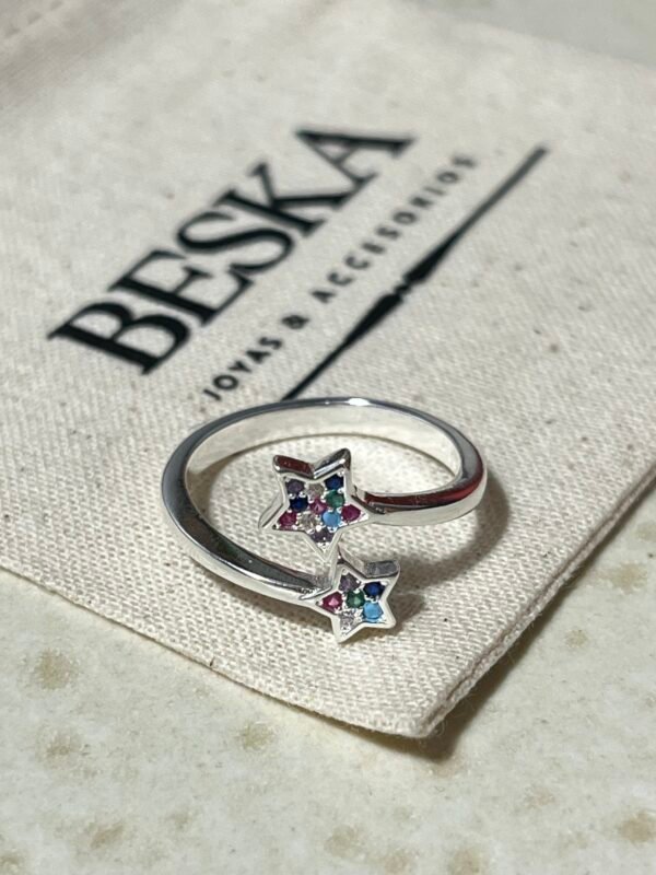 Anillo Estrellas de Colores