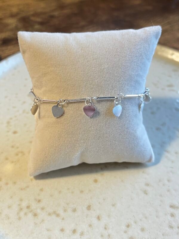 Pulsera Corazones y Líneas